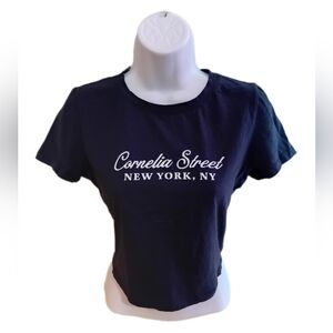 Black Cornelia Street T-Shirt